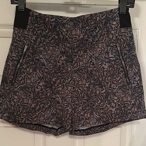 Athleta High Waist Black Trekkie Short